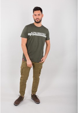 Tričko AUTHENTIC PRINT T Alpha Industries OLIVE