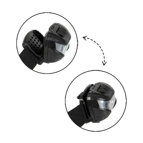 SVÍTILNA ČELOVÁ MIL-TEC® (CREE XPE) ČERNÁ