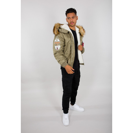 bunda MA-1 Hooded Arctic Alpha Industries Stratos