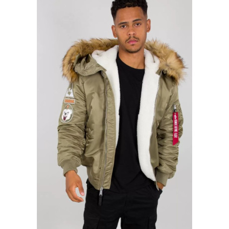 bunda MA-1 Hooded Arctic Alpha Industries Stratos