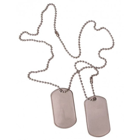 US ID DOG TAGS PSÍ ZNÁMKY originál nerez SET s řetízky