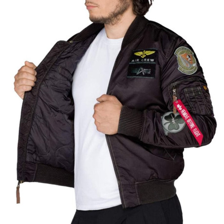 Bunda MA-1 PILOT Alpha Industries BLACK OVD.