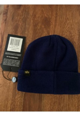 čepice 3D Beanie Alpha Industries Repl. Blue