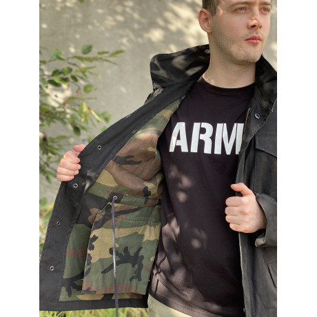 bunda M-65 TEFLON Alpha Industries BLACK