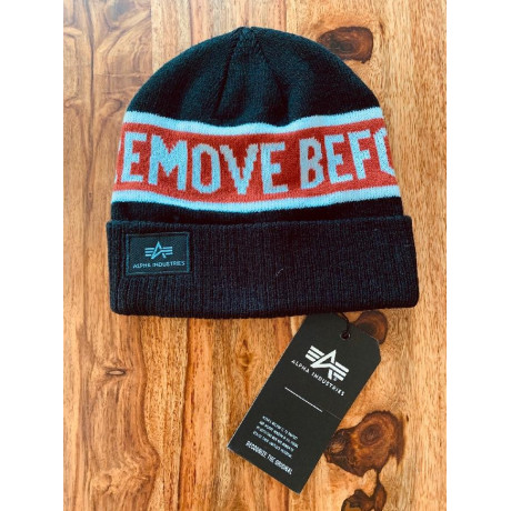 čepice RBF BEANIE Alpha Industries BLACK