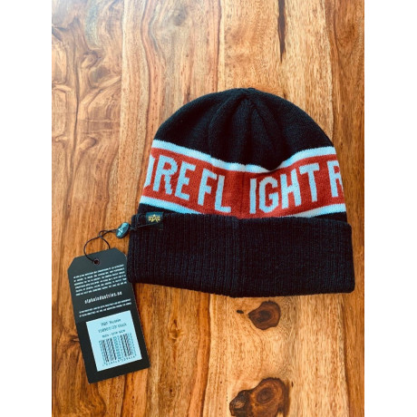 čepice RBF BEANIE Alpha Industries BLACK