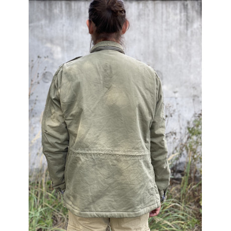 Bunda VINTAGE M-65 CW PATCH Alpha Industries LIGHT OLIVE