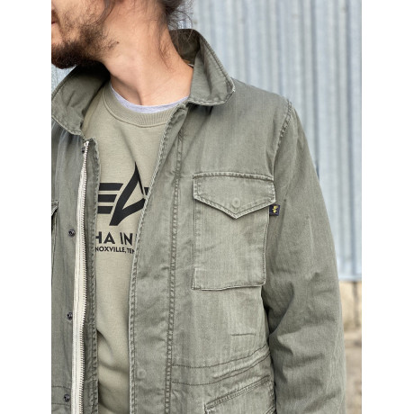 Bunda REVIVAL DECORATED  Alpha Industries M-65 OLIVE