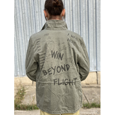 Bunda REVIVAL DECORATED  Alpha Industries M-65 OLIVE