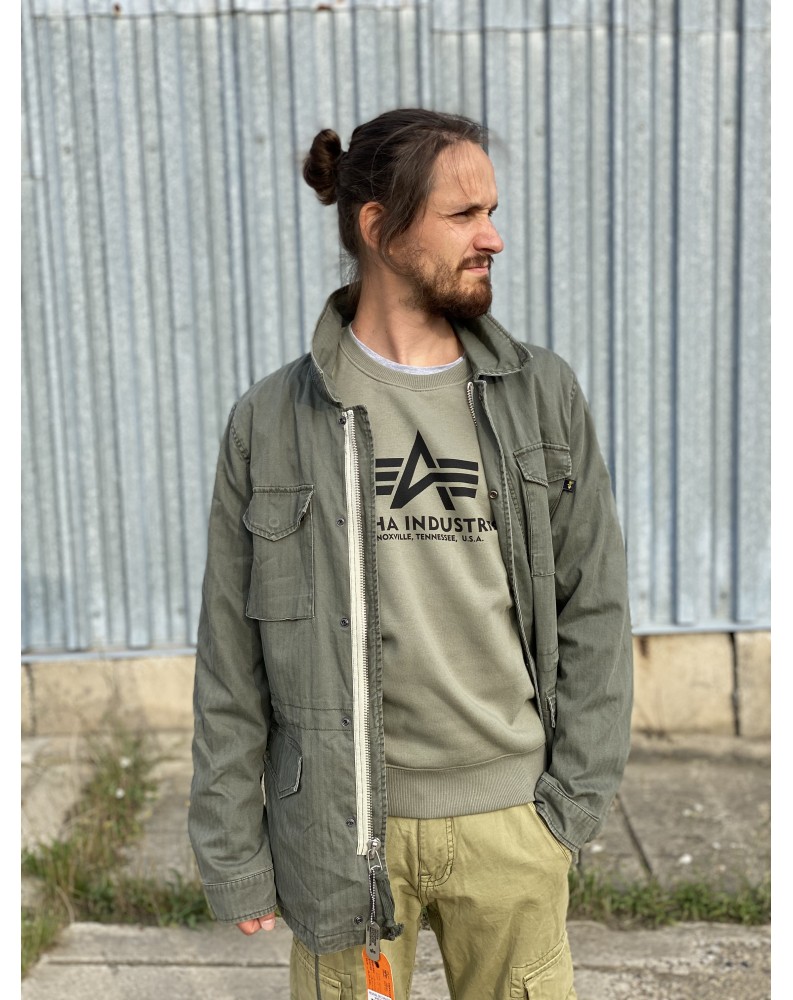 bunda Revival Decorated Alpha Industries M-65 olive