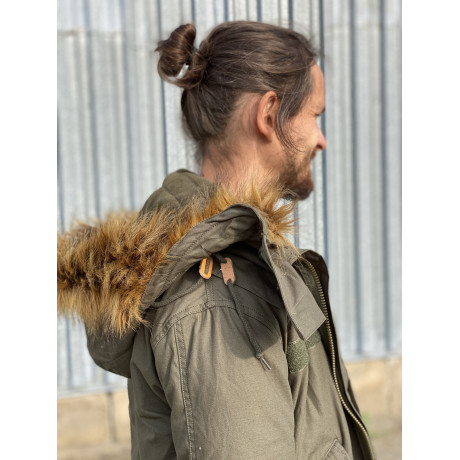Bunda VINTAGE FISHTAIL Alpha Industries OLIVE