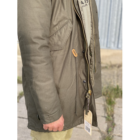 Bunda VINTAGE FISHTAIL Alpha Industries OLIVE