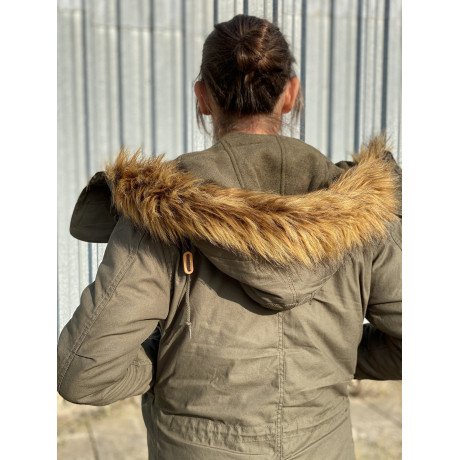 Bunda VINTAGE FISHTAIL Alpha Industries OLIVE