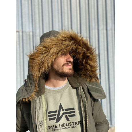 Bunda VINTAGE FISHTAIL Alpha Industries OLIVE