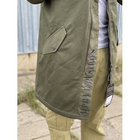 Bunda BATTLE COAT TEFLON Alpha Industries DARK GREEN