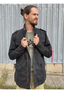 copy of bunda HUNTINGTON Alpha Industries DARK OLIVE