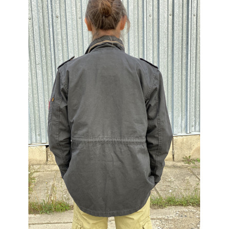 copy of bunda HUNTINGTON Alpha Industries DARK OLIVE