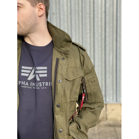 copy of bunda M-65 TEFLON Alpha Industries BLACK