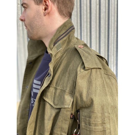 Bunda M-65 TEFLON Alpha Industries LIGHT OLIVE