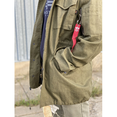 Bunda M-65 TEFLON Alpha Industries LIGHT OLIVE