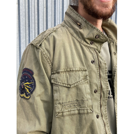 copy of bunda HUNTINGTON Alpha Industries DARK OLIVE