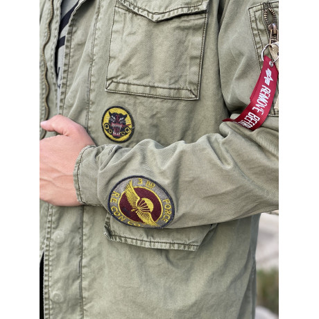 copy of bunda HUNTINGTON Alpha Industries DARK OLIVE