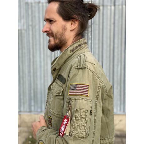 copy of bunda HUNTINGTON Alpha Industries DARK OLIVE