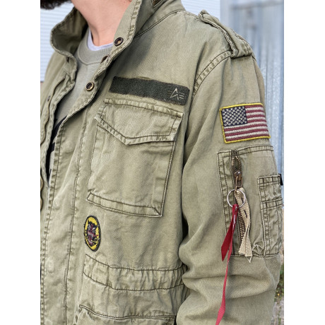 copy of bunda HUNTINGTON Alpha Industries DARK OLIVE