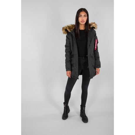 Dámská bunda EXPLORER Wmn. Alpha Industries  BURGUNDY