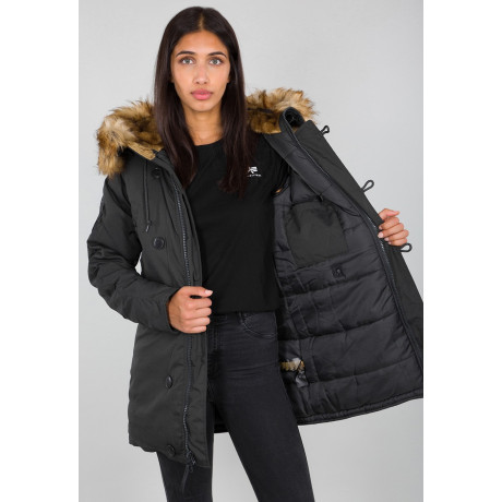 Dámská bunda EXPLORER Wmn. Alpha Industries  BURGUNDY