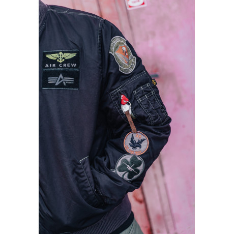 Bunda MA-1 PILOT Alpha Industries BLACK OVD.
