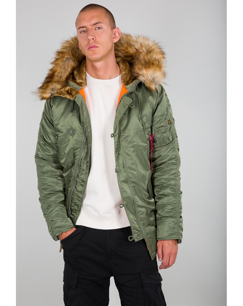 Bunda N3B VF 59 Alpha Industries Sage green