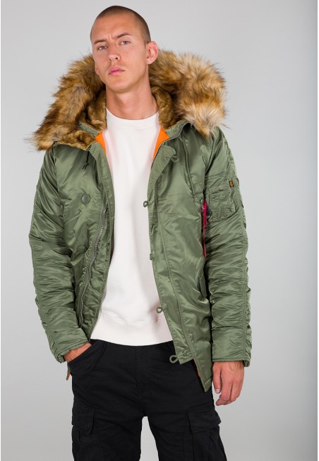 Bunda N3B VF 59 Alpha Industries Sage green