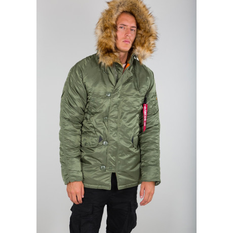 Bunda N3B VF 59 Alpha Industries  SAGE GREEN