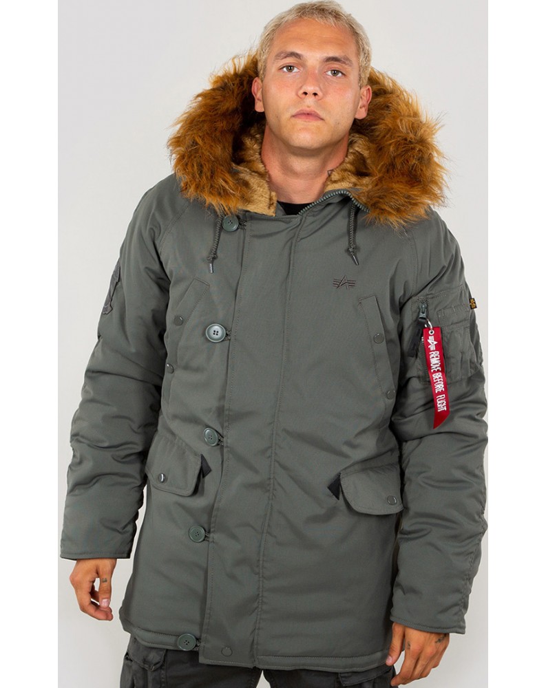 Bunda Explorer Alpha Industries Vintage green