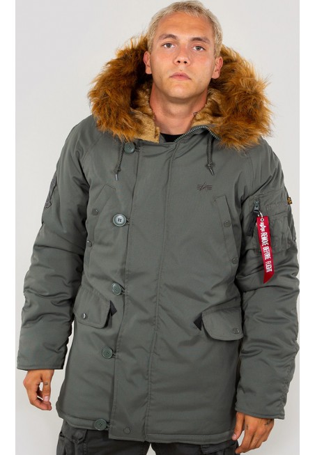 Bunda Explorer Alpha Industries Vintage green