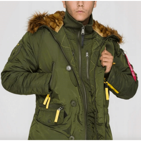 Bunda PPS N3B Alpha Industries DARK GREEN