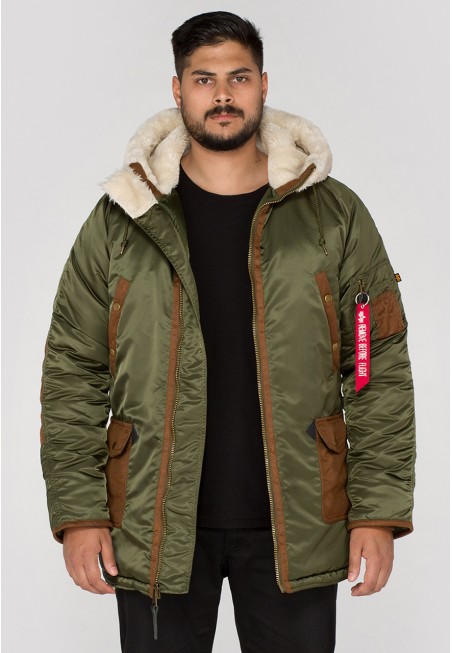 Bunda N3-B3 Alpha Industries Dark green