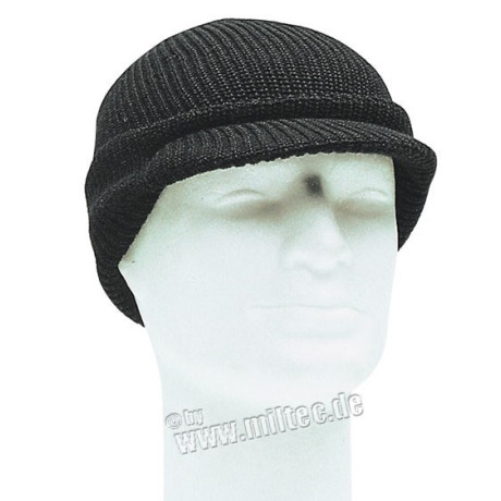 Pletenka s kšiltem US JEEP CAP ACRYL černá