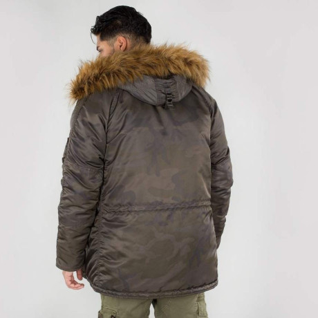 Bunda N3B VF 59 Alpha Industries DARK OLIVE CAMO