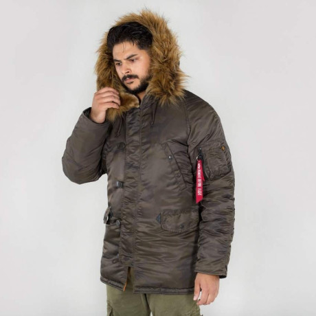 Bunda N3B VF 59 Alpha Industries Dark olive camo