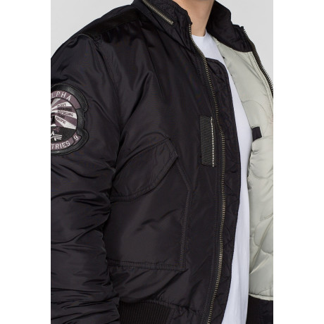 Alpha Industries BUNDA ENGINE (černá)  – SKVĚLÁ CENA