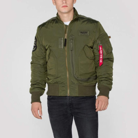 Alpha Industries BUNDA ENGINE (tmavě zelená)  – KOUPIT HNED