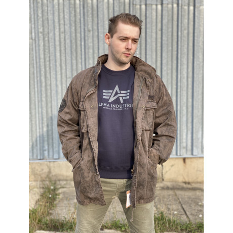 Bunda COMBAT ALLOWER Alpha Industries GREYBLACK