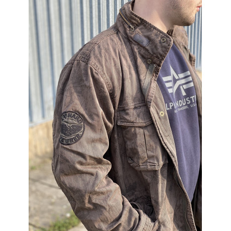 Bunda COMBAT ALLOWER Alpha Industries GREYBLACK