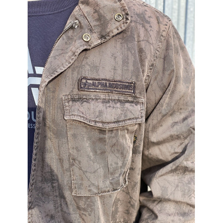 Bunda COMBAT ALLOWER Alpha Industries GREYBLACK