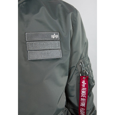 bunda MA-1 TT HOOD CUSTOM Alpha Industries VINTAGE GREEN