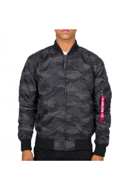 Bunda MA-1 TT Alpha Industries BLACK CAMO