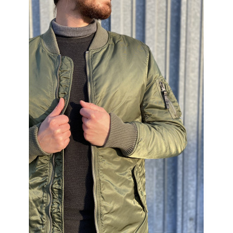 Kabát MA-1 COAT Alpha Industries SAGE GREEN