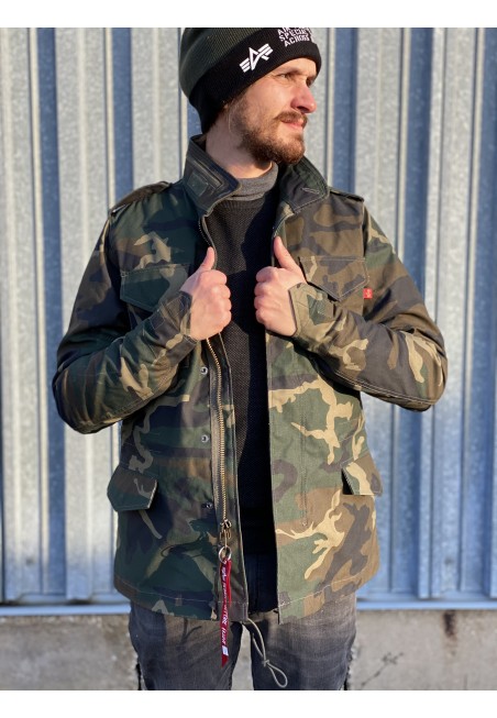 Bunda M-65 Heritage Alpha Industries Woodland